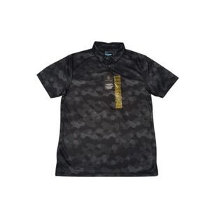PGA Tour Men's Medium Polo Shirt NEW WITH TAGS Black Camouflage Moisture Wicking